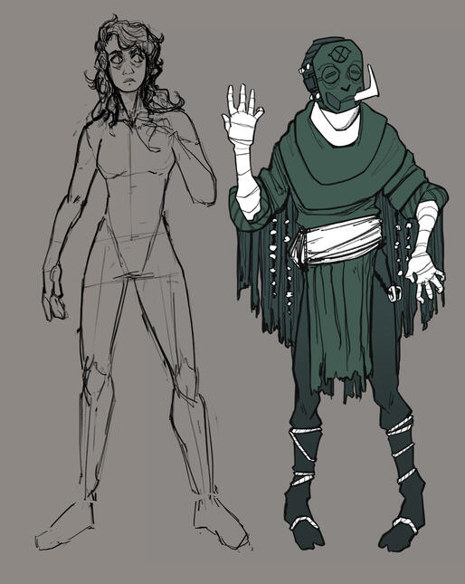 Teeth Collector (Right) next to an earlier design of Pandora (Left) for size comparison