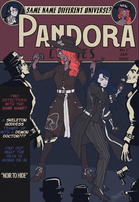 Personal comic cover illustration