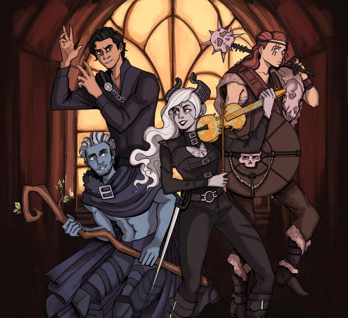 Commissioned group art
